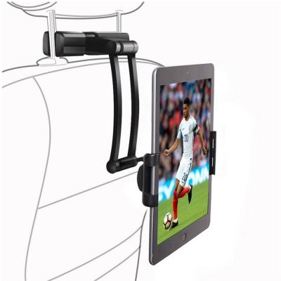 China Easy Install New Arrival Car Phone Holder Back Seat Tablet Holder Car Headrest Mount Holder for iPad and 4-12 inch Tablets for sale