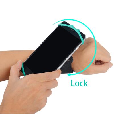 China Anti-Fall Sports Detachable Arm Wrist 360 Rotating Phone Holder Running Cell Phone Holder for sale