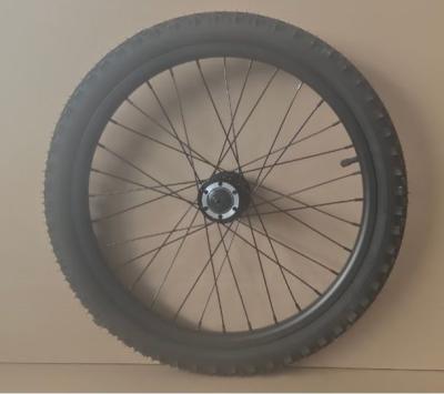 China Mountain Bikes 20*2.0 14G 32H A/V Black Bike Tire With Quick Release for sale