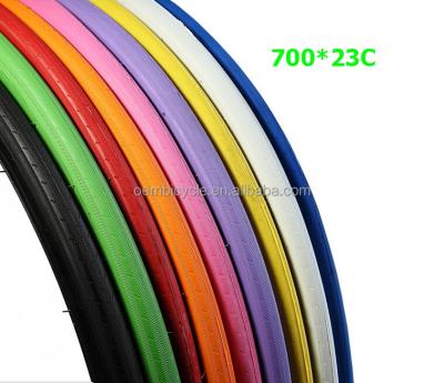 China Road Bikes 700x23c Colored Bicycle Tires For Fixie for sale