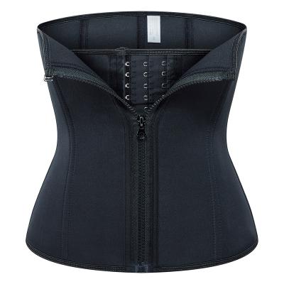 China Custom Logo Neoprene Tummy Waist Trimmer Antibacterial Shaper Belt Waist Trainer for sale