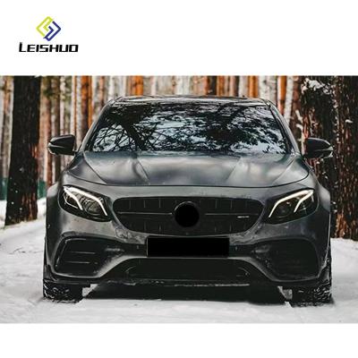 China Plastic For 16-19 Benz E-class W213 upgrade E63 AMG  front and rear bumper assembly net surrounded by a full set of Benz modifications for sale