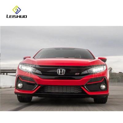 China Plastic Applicable to 16-20 tenth generation Civic modified New style Si front and rear bars, net front shovel modified and surrounded for sale