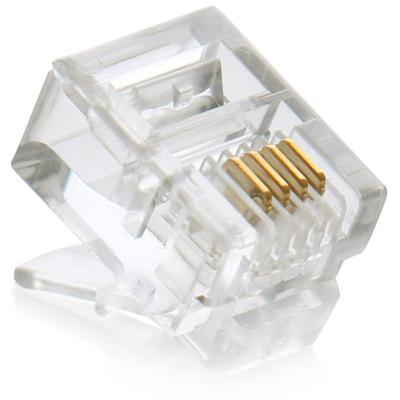 China 2 prong or 3 prong type NT-LINK RJ12 long plug connector for sale