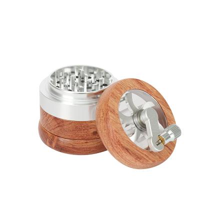 China 2021 Factory Wholesale High Quality 4 Layers Herb Grinders High Quality Large Walnut Yiwu Jiju Material Wooden Nuts for sale