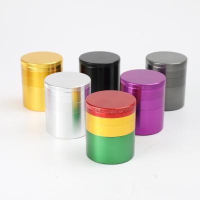 China Industrial JIJU JL-731J 3 Metal Aluminum Alloy Colorful Grinder Spice Dry Manual Herb Powder Grinder Tobacco Bits for sale