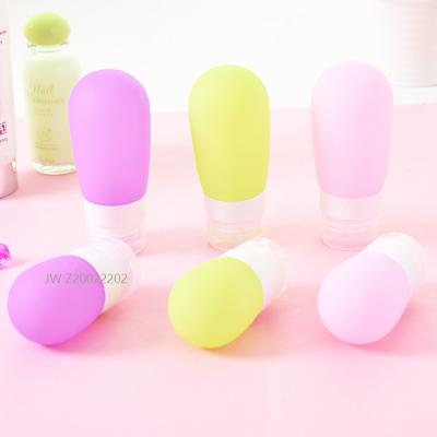 China Wholesale Silicone Travel Bottle Size Leak Proof Portable Travel Packing Bottles for sale