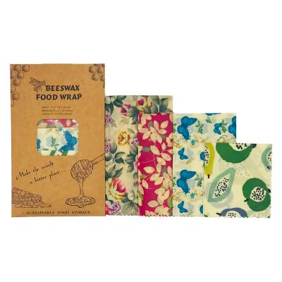 China OEM Premium Organic Beeswax Food Wrap, Zero Waste, Plastic Free & Eco Friendly Reusable Food Wrap L: 33*36cm for sale