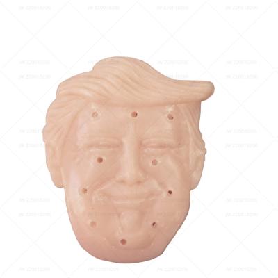 China Pinch OEM Birthday Gift For Kids Trump Face Shape Squeezes Acne Toy With 30ML Refill Dropper Liquid Stress Reliever for sale