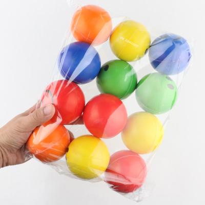 China Novelty Stress Release Toy OEM Squeeze Relief Toys Funny Foam Anti Stress Ball, Squeeze Round PU Ball for sale