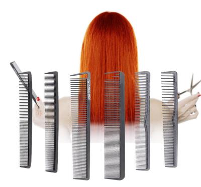 China Custom Design Salon Carbon Anti-Static Hair Combs Wholesale Dual-Use Plastic Anti-Static Hair Comb Hairdresser Home for sale