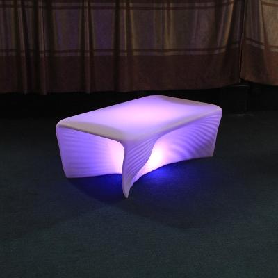 China Modern Illuminated Led Light Bar Table Conch Table For Cafe / Party / Wedding for sale