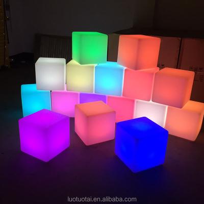 China Bar Table illuminated cube flashing coffee table led cube tables for sale led cube furniture LTT-C800 for sale