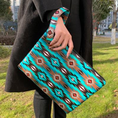 China Clutch Bag For Lady Women Lady Wristlet Purse Evening Tribal Oversized Handbag Large Capacity Clutch Bag Designer Women's Turquoise Clutch Bag For Girls for sale