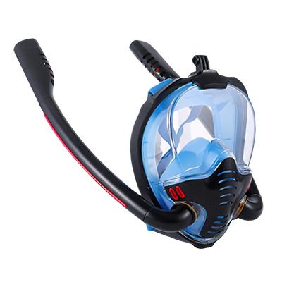 China 2022 New Kids Face Mask Adult Double Tube Men Women Sense Technology Ocean Anti-fog Diving Swimming Goggles for sale