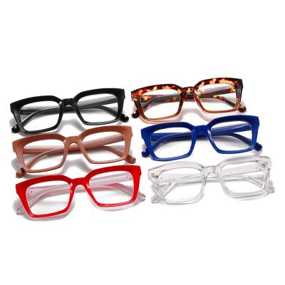 China Ease New Retro Glasses Frame PC Glasses Student Cheap Unisex Square Frame for sale