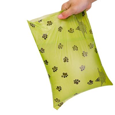 China Viable Custom Logo Printed Biodegradable Dog Waste Bag Wholesaledog Poop Bag for sale