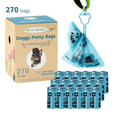 China Amazon Viable Logo Printed Biodegradable Waste Bags Custom Made High Quality Eco Friendly Hot Sale For Dogs Dog Poop Bag Wholesale for sale