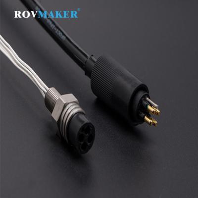 China IP 68 Marine Wire BNC Waterproof Connector Power Rovmaker MCBH 4F MCIL 4M Underwater Electrical Wet-Mate Connectors for sale