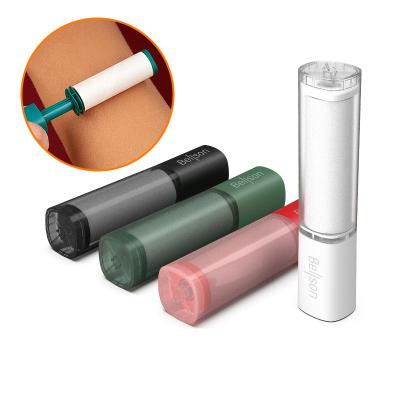 China Easy To Remove Easy To Use Portable Fiber Sticky Roller Set Fiber Balls Hair Remover Custom Fiber Rollers for sale