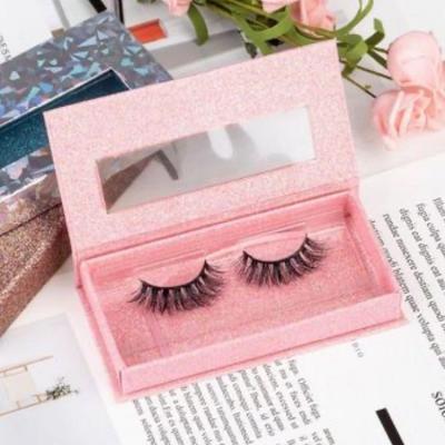 China 3D 25mm mink eyelashes lashbox custom wholesale high quality shiny private label eyelash packaging seller for sale