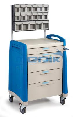 China Model YA-TRA02   Anesthesia Cart With Multi Bin Organizer for sale