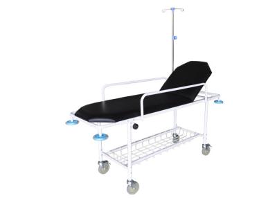 China YA-PS10 Simple Metal Frame Patient Trolley With Backrest Adjustable for sale