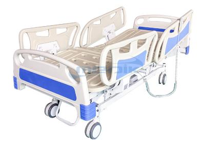 China YA-D5-7 Electric Multi-function Hospital ICU Bed With Central Locking Caster for sale