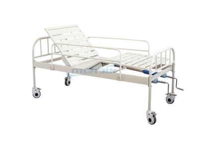 China YA-M2-5 Manual Hospital Bed With Epoxy Coated Steel Side Rails for sale