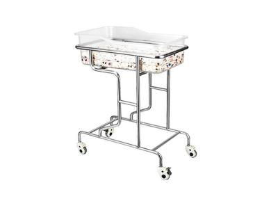 China YA-010 Hospital Stainless Steel Medical Crib SS Baby Cot for sale