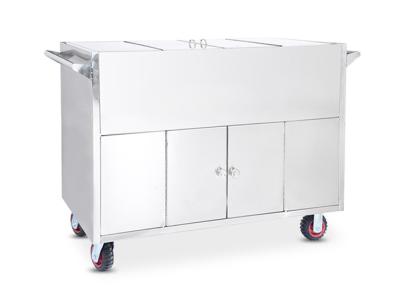 China YA-011 Stainless Steel Aseptic Cabinet Surgical Trolley for sale