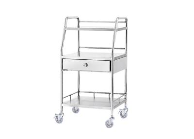 China YA-SS02 Hospital Stainless Steel Medical Cart for sale