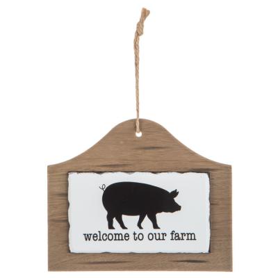 China American Mumi style plate FARM home decoration items wooden home decoration items for sale