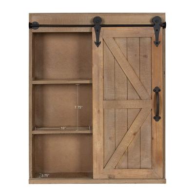 China EUROPEAN Style Solid Wood Wall Mounted Display Curiosity Cabinet for sale