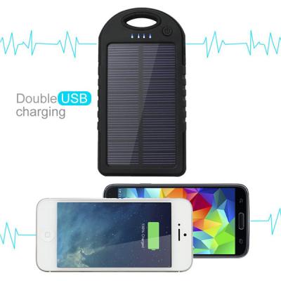 China 5000mah cell phone charger move power solar charger for sale