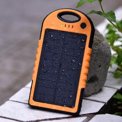 China 10000mAh solar power bank waterproof dustproof and shockproof solar charger for sale