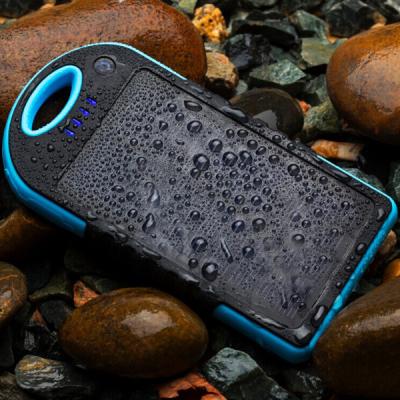 China Universal 12000mah Waterproof Solar Power Bank battery Charger For iPhone LG MI for sale