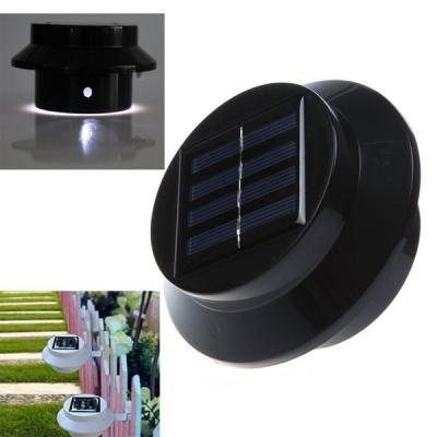 China Solar fence Roof Gutter Garden Wall Lamp Path Lighting for sale