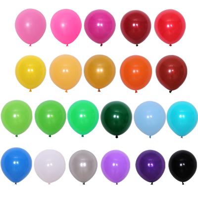 China Brithday Decor /WeedingParty/Birthday Party Favors 10 Inch Latex Round Dumb Light Balloons Dumb Light Balloons Weddings Graduation Decorations for sale