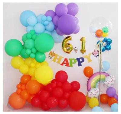 China Gift Toy Professional custom 5 inch 10 inch 12 inch 18 inch 36 inch mute light balloon around thickened latex balloon party decorations for sale