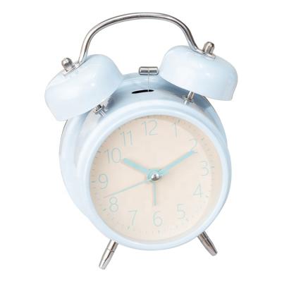 China Super CLASSIC Kids Room Bedroom Children's Style Antique Children's Alarm Clock Christmas Metal Desk Alarm Clock for sale