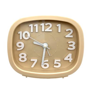 China Retro Style Antique Luxury Table Desk Color Alarm Clock School Steudent Kids Gift Wooden Alarm Clock for sale