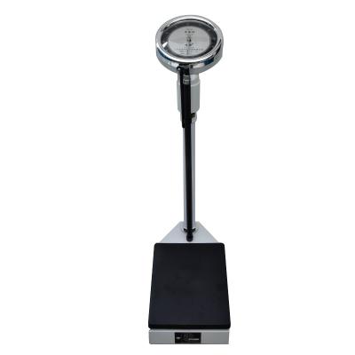 China brand new china height and weight scale adult stadiometer eye level analog weighing machine with height rod capacity 160kg RGZ-160 for sale