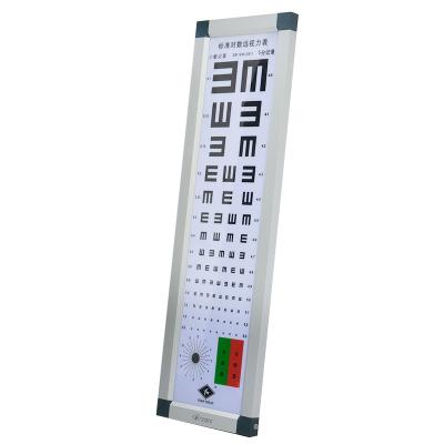 China led silm 5m super standard eye chart light box for health check or clinical study YY-01-01-5 for sale