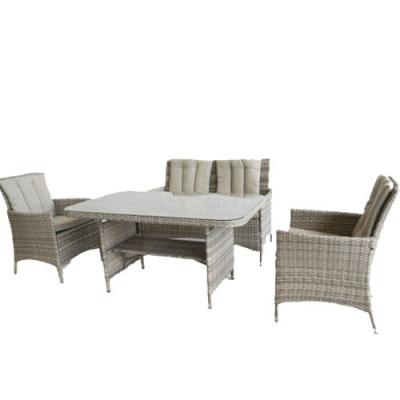 China Excellent Quality Sofa Set Modern Corner Patio Rattan Couch Outdoor Rattan Furniture for sale