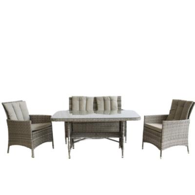 China Durable Modern Balcony Set Synthetic Living Room Garden Furniture Outdoor Rattan for sale