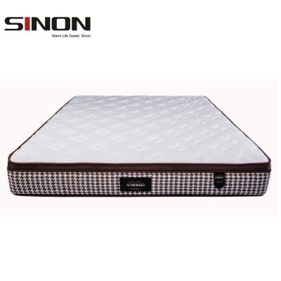 China Hotel Pocket Spring Bed Otherwise Sleepwell Quality Queen Mattress Bedroom Furniture Hypoallergenic European Box Spring Bamboo Mattress for sale