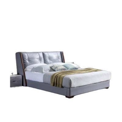 China Unique Hot Selling Storage Design Modern Leather Bed Mattress Bed Upholstered Beds for sale