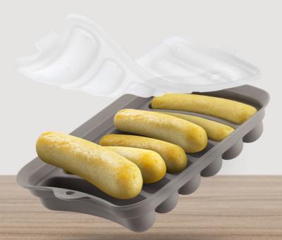 China Amazon Sustainable Hot Wholesale Custom Silicone Chocolate Sausage Mold Kitchen Tool for sale