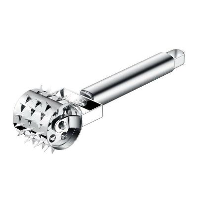 China Sustainable 304 Stainless Steel Tenderizer Wheel Steak Meat Cutter Household Kitchen Instruments for sale